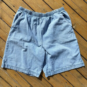 Vintage Tradition Country Classic  Cotton Elastic Waistband Shorts with Pockets
